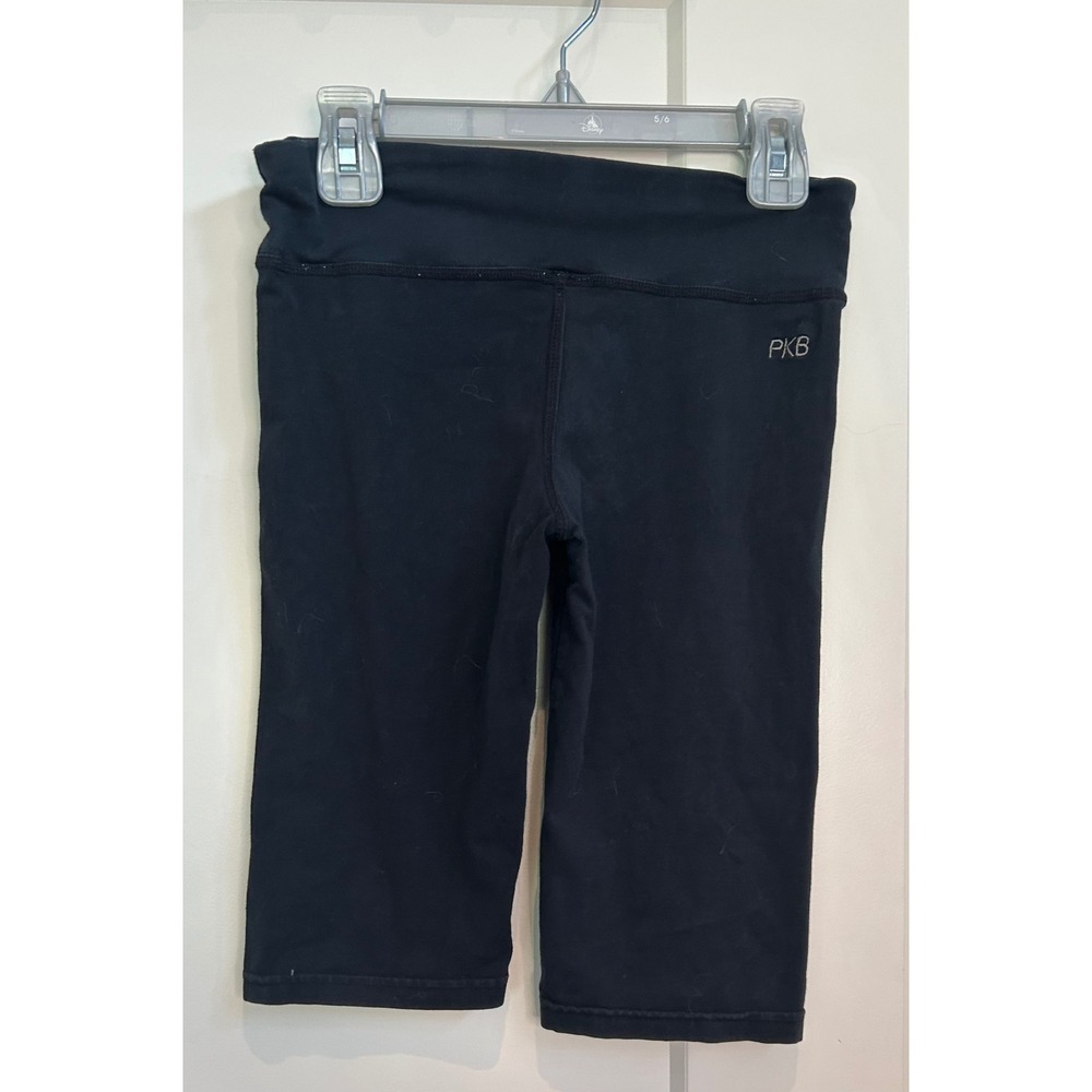 PK Beans Girls Black Biker Shorts Size 10 Athletic PKB sensory friendly